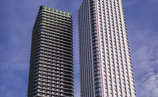 Two luxury residential towers