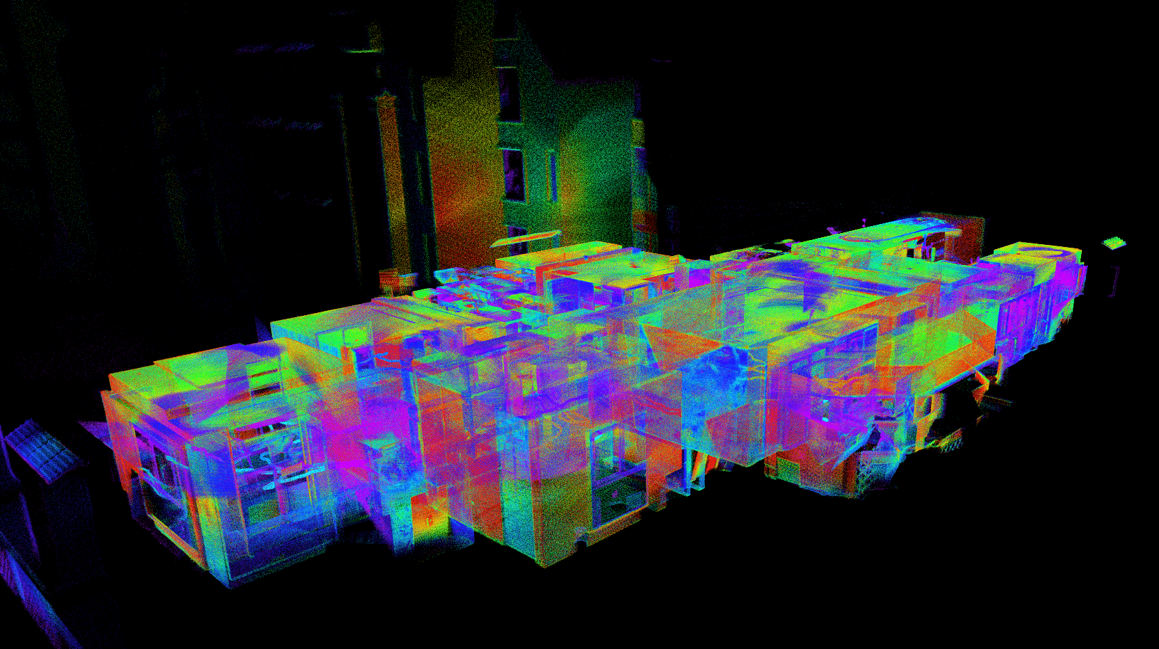 3D LiDAR Scanner in use at construction site